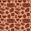 Confectionery seamless pattern