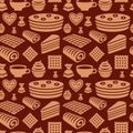 Confectionery seamless pattern