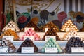 Confectionery Stall at Winter Wonderland Royalty Free Stock Photo