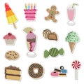 Confectionery stickers