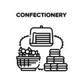 Confectionery Vector Black Illustration