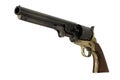 Confederate 1851 . 44 Caliber Navy Pistol Left Royalty Free Stock Photo