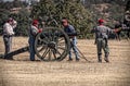 Confederate Artillery Battery Royalty Free Stock Photo