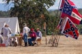 Confederate Camp Royalty Free Stock Photo