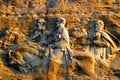 Confederate Carvings on Stone Mountain, Georgia Royalty Free Stock Photo