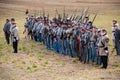 Confederate Civil War Reenactors Royalty Free Stock Photo