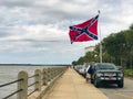 Confederate Flag flying