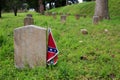 Confederate Flag Grave Marker