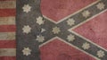 Confederate Flag and Union Flag