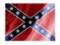 Confederate fluttering Royalty Free Stock Photo