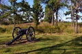 Confederate Line at Bloody Hill at Wilson's Creek Royalty Free Stock Photo