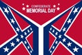 Confederate Memorial Day background