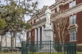 Confederate monument in front of the Hernando County Historical courthouse