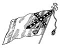 Confederate National Flag - No. 3, vintage illustration