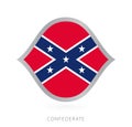 Confederate national team flag in style for international basketball competitions