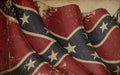 Confederate Rebel Old Paper background