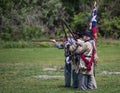 Confederate Soldiers Fight Back Royalty Free Stock Photo