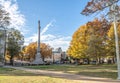 Raleigh,North Carolina/USA - Nov 24 2019 :The Confederate Soldiers Monument near North Carolina State Capital in fall season. Royalty Free Stock Photo