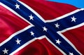 Confederate States of America flag. Historical national flag of the Confederate States of America. Known as Confederate Battle,