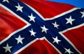 Confederate States of America flag. Historical national flag of the Confederate States of America. Known as Confederate Battle,