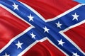 Confederate States of America flag. Historical national flag of the Confederate States of America. Known as Confederate Battle,