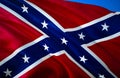 Confederate States of America flag. Historical national flag of the Confederate States of America. Known as Confederate Battle,