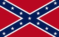 Confederate States of America flag. Historical national flag of the Confederate States of America. Known as Confederate Battle,