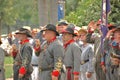 Confederates saluting flag at Civil War revisited