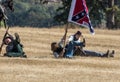 Confederates Taking Fire