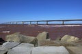 The Confederation Bridge in Canada Royalty Free Stock Photo