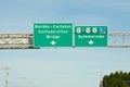 Confederation Bridge Road Sign - PEI - Canada Royalty Free Stock Photo