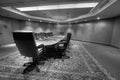 Conference board room table Royalty Free Stock Photo