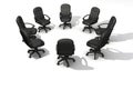 Conference chairs Royalty Free Stock Photo