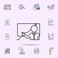 Conference colored icon. business icons universal set for web and mobile