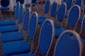 Conference hall or seminar room, row of empty seat in auditorium or hall or classroom Royalty Free Stock Photo