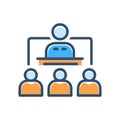 Conference Icon for Group Meetings Royalty Free Stock Photo