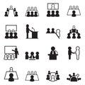 Conference icon set