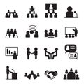 Conference icon set