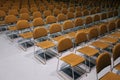 Conference room full of empty seats Royalty Free Stock Photo