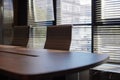 Conference room in office. Modern meeting room for business negotiations and business meetings. Boardroom Royalty Free Stock Photo