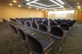 Conference room with theater seating Royalty Free Stock Photo