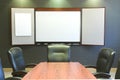 Conference Table w/Blank Whiteboard