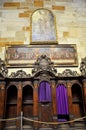 Confessional cabinets in the cathedral of Prague