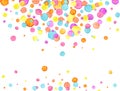 Confetti background. Watercolor confetti design. Party concept. Vector illustration