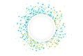 Confetti circle ring paper scatter explosion celebration party t