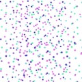 confetti colored dotted background on white