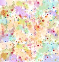 Confetti holiday background, grunge colorful backd