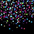Confetti, New Years celebration - background Royalty Free Stock Photo