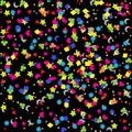 Confetti, New Years celebration - background Royalty Free Stock Photo