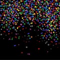 Confetti, New Years celebration - background Royalty Free Stock Photo